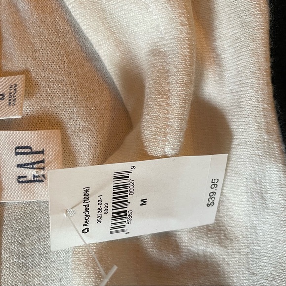 Gap Color Block black and white top - Picture 2 of 2